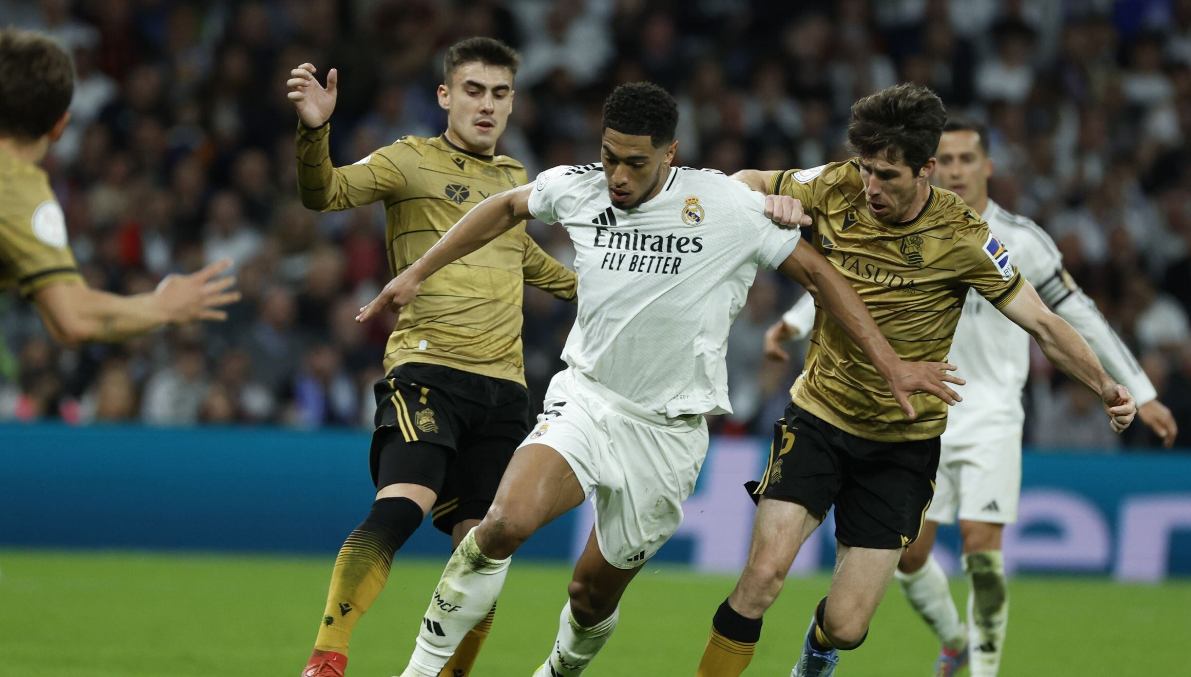 Real Madrid y Real Sociedad jugaron por las semifinales (vuelta) de la Copa del Rey 2025. (Foto: EFE)