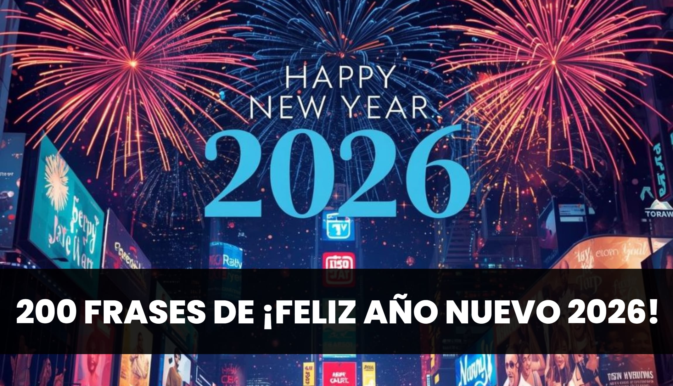 Elige una de estas 200 frases para desearle un Feliz Año Nuevo 2026 a esa persona especial, con mensajes bonitos que puedes enviar por WhatsApp. (Foto: Imagen creada por Gestión Mix utilizando la IA de Canva)