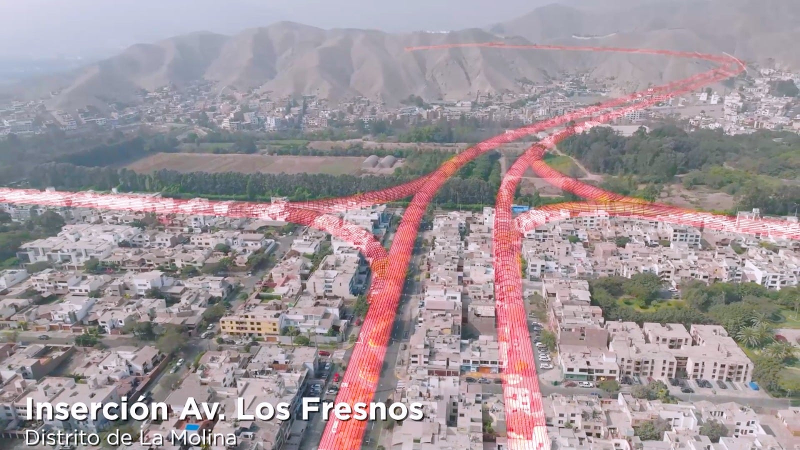 El proyecto consiste en dos túneles en sentido de este a oeste y viceversa, que discurrirán por debajo de las avenidas La Molina, El Derby, Primavera, Los Fresnos y Los Cóndores, entre otras.