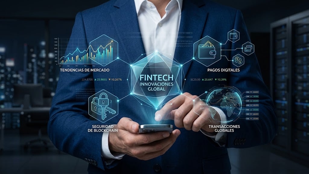 Las fintech avanzan en el mercado de pagos internacionales con nuevas alternativas para las empresas. Foto: Mejorada con IA Gemini.