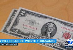Cómo identificar el billete de 2 dólares que puede valer US$4,500