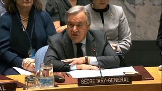 Jefe de ONU asegura que el orden internacional está bajo amenaza