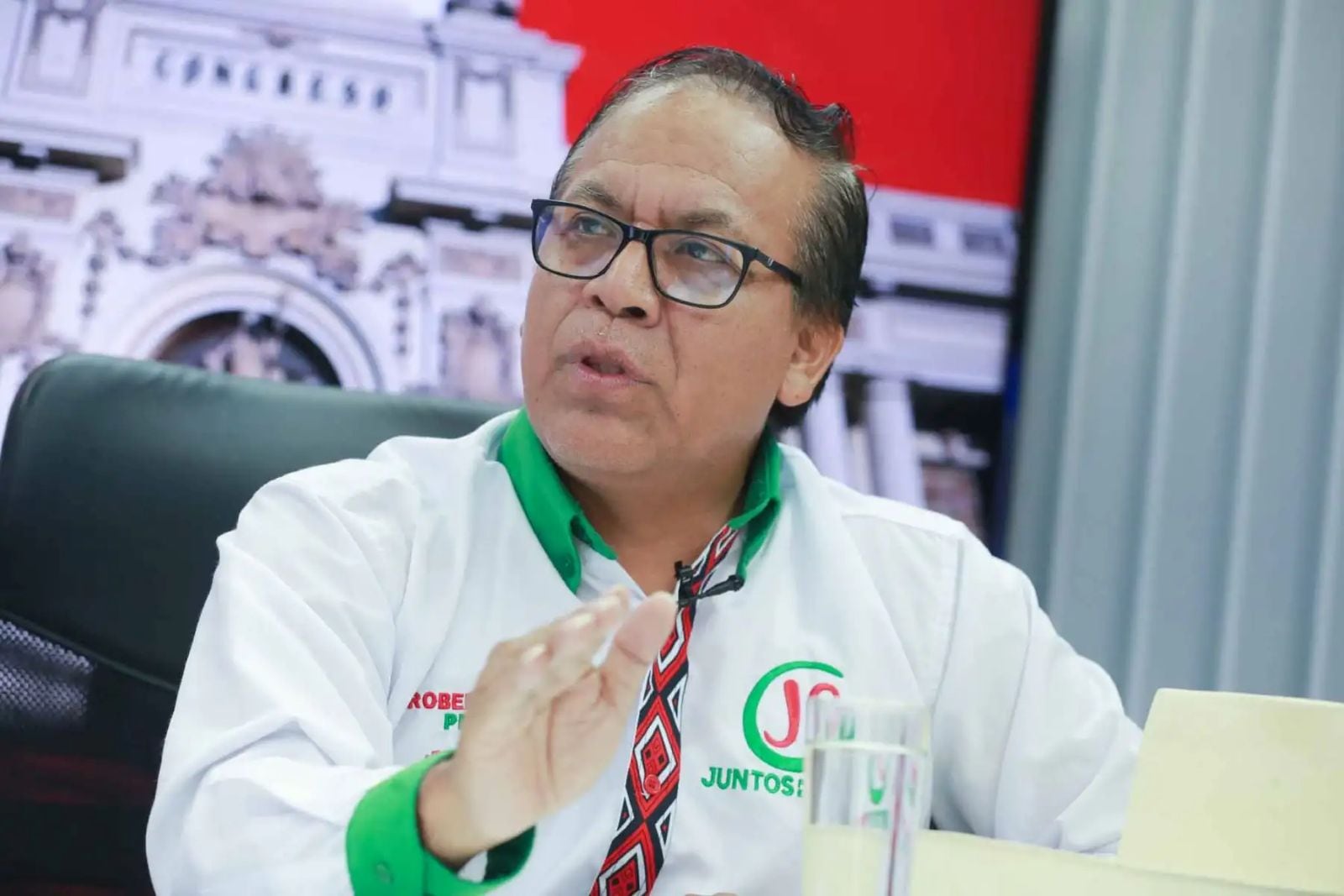 El candidato presidencial Roberto Sánchez no reconocerá eventual gobierno fujimorista. Créditos: Andina