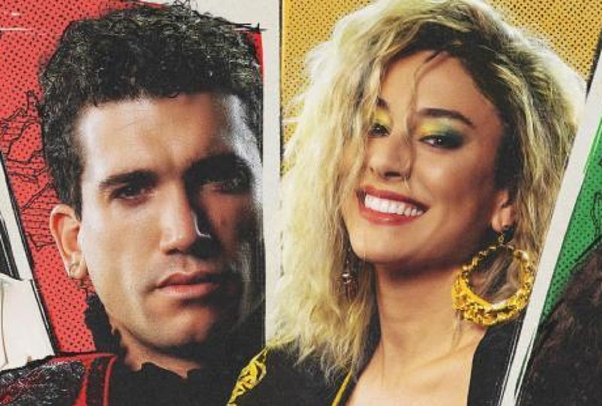 Jaime Lorente como Xavi Font y Blanca Suárez como Lurdes Iribar en la película biográfica española “Disco, Ibiza, Locomía” (Foto: DeAPlaneta)