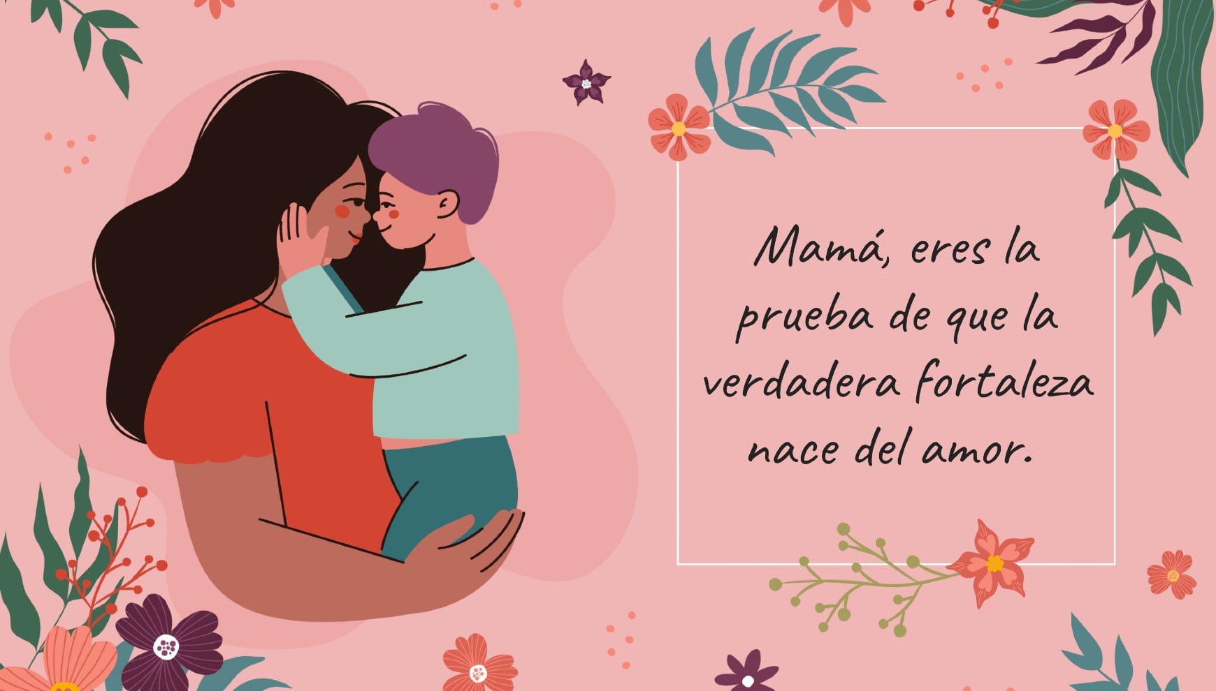 Con estas frases del Día de la Madre, puedes decir mucho más de lo que imaginas. | Crédito: Magnific / Gestión Mix