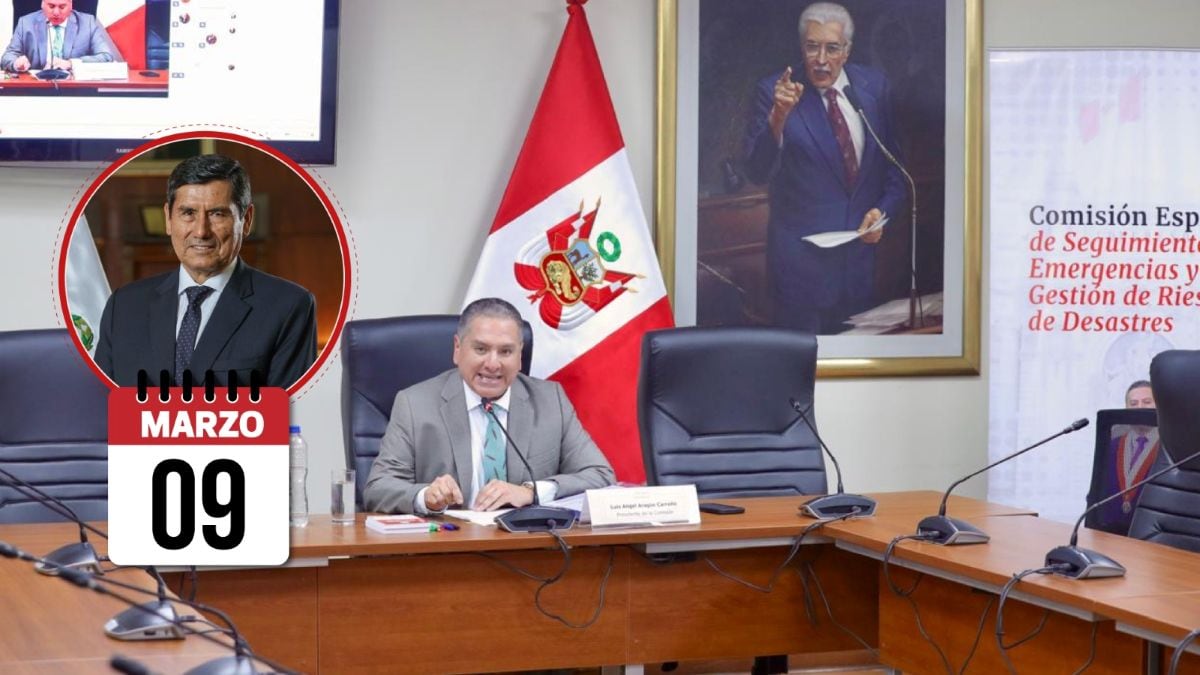 La fecha de presentación del titular del Mindef fue anunciada por Luis Aragón, presidente de la referida comisión. Foto: Congreso/ X.