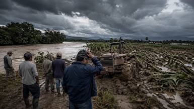 El Niño. Fotocomposición: Con inteligencia artificial, chatGPT, Mía Rios para Diario Gestión