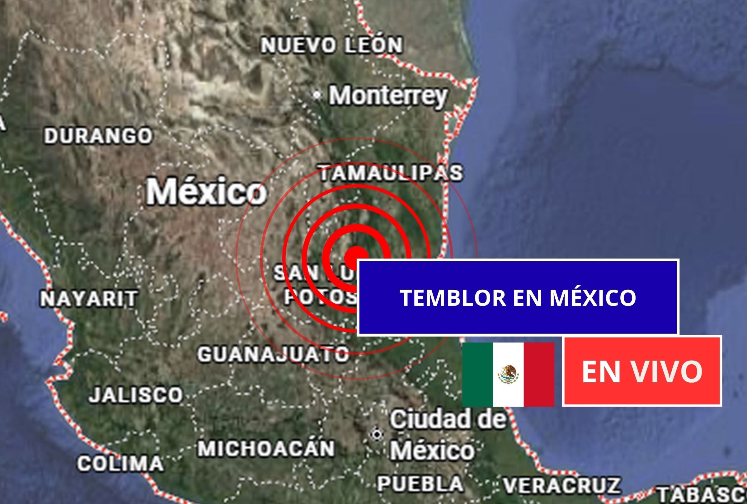 Sigue el reporte oficial del Servicio Sismológico Nacional (SSN) sobre los últimos temblores registrados en México hoy, jueves 25 de junio de 2026. (Imagen creada con foto de Google Maps para Gestión Mix)