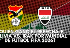 ¿Quién ganó el repechaje Bolivia vs. Irak por Mundial de Fútbol FIFA 2026?
