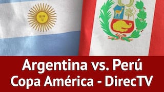 DIRECTV transmitió el partido Argentina 2-0 Perú (29/06/2024)