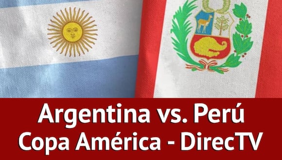 Este sábado 29 de junio, Directv Sports transmitirá el partido entre Argentina vs. Perú por Copa América 2024 (Foto: Composición Mix)
