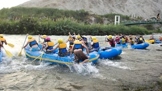 Lunahuaná suspende canotaje en río Cañete tras aumento de caudal