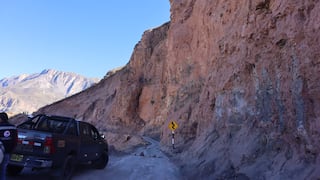 Sismo de 6.3 en Arequipa causó deslizamientos en la Panamericana Sur