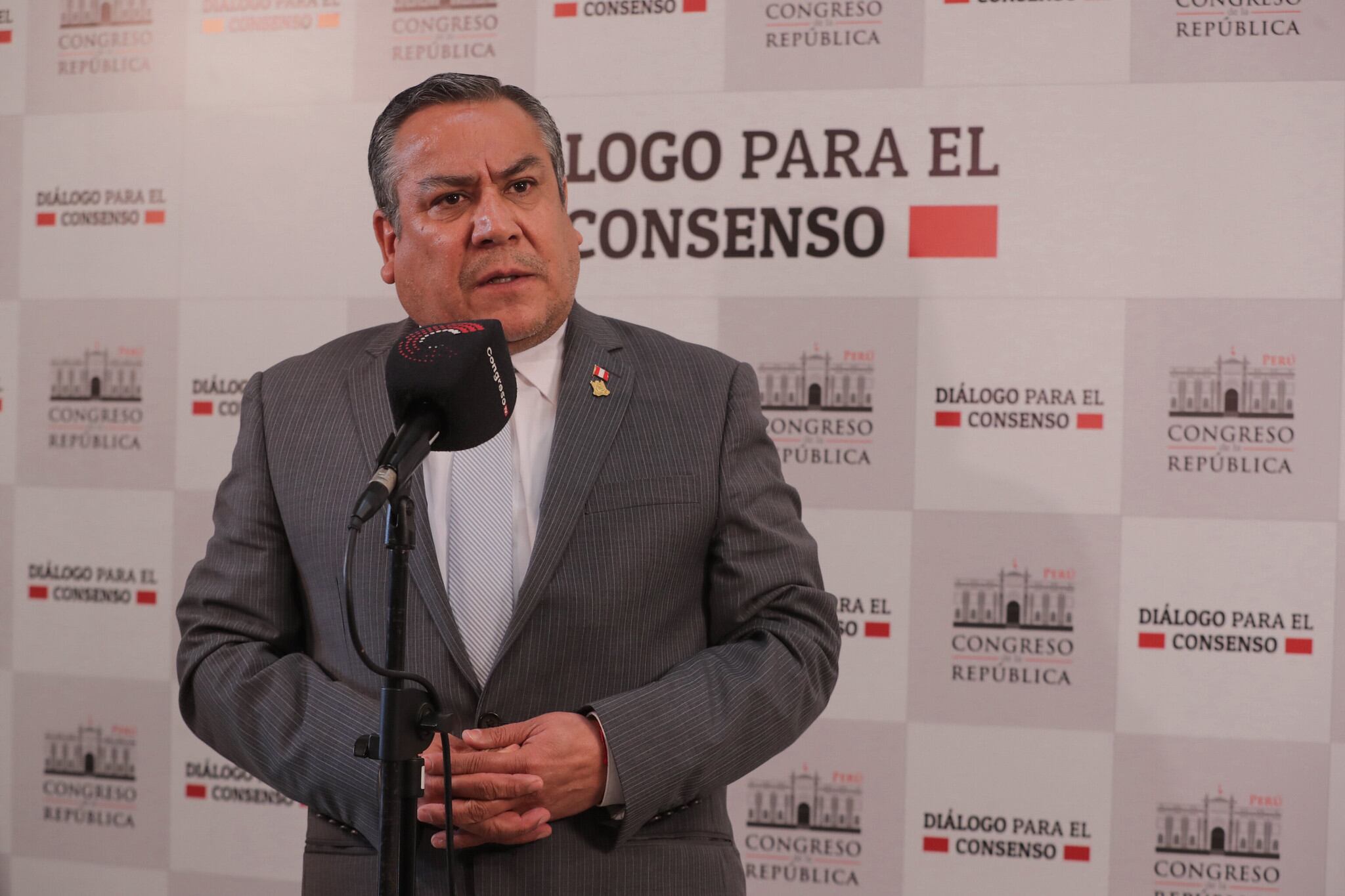 El jueves 21 el jefe del Gabinete se reunirá con la bancada de Podemos Perú, luego la ronda de diálogo continuará el lunes 25 de marzo con los representantes de Acción Popular y Perú Bicentenario. (Foto: PCM)