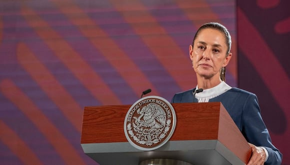 Claudia Sheinbaum, Mexico's president-elect, during a news conference at the National Palace in Mexico City, Mexico, on Monday, June 10, 2024. Mexico's peso sank after Sheinbaum said a proposed reform of the nation's judicial system would be among the first to be discussed in congress, spooking investors who worry it will erode checks on the ruling party.