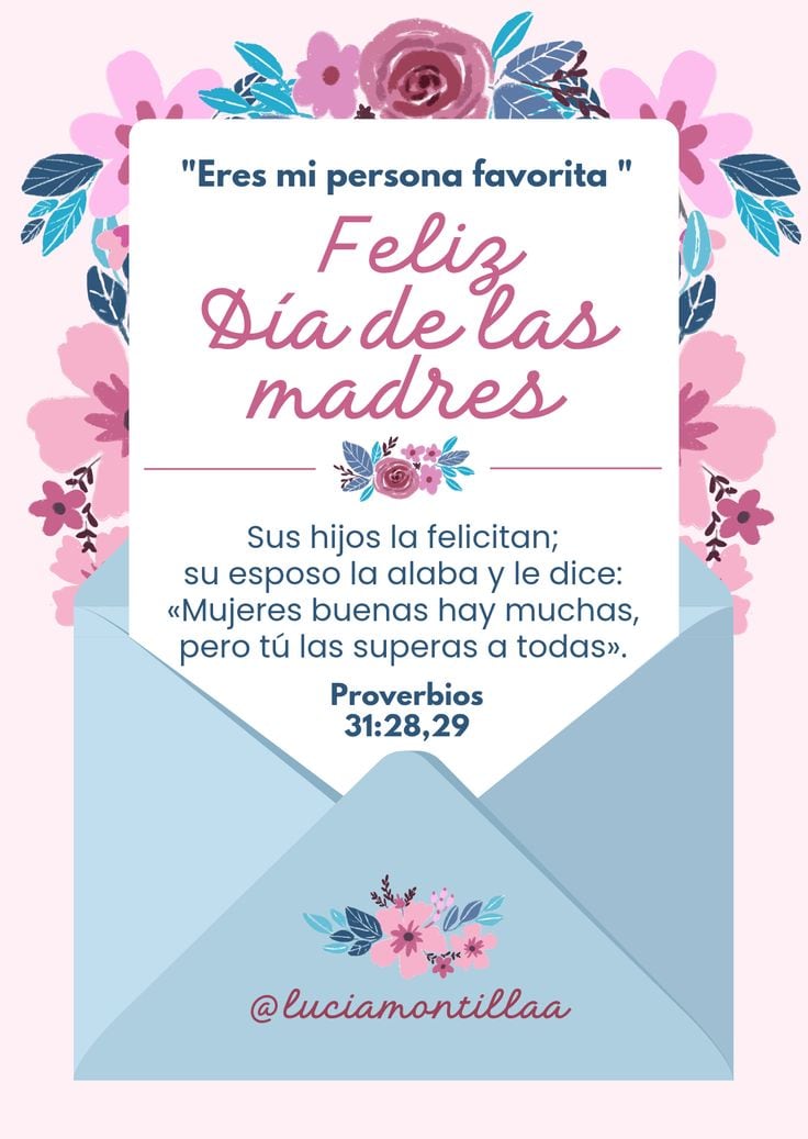 Descarga y envía una de estas 30 imágenes para desar un Feliz Día de las Madres 2026 en México, este domingo 10 de mayo, por cualquier red social. (Foto: Pinterest)