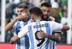 Argentina goleó (3-0) a El Salvador por amistoso en Filadelfia