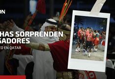 Así fue el saludo de los jugadores a los hinchas durante el ‘banderazo’ en Doha