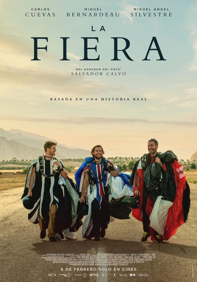 El póster de "La fiera", película española del director Salvador Calvo que se desarrolla a lo largo de 113 minutos de metraje (Foto: Mod Producciones / Atresmedia Cine)