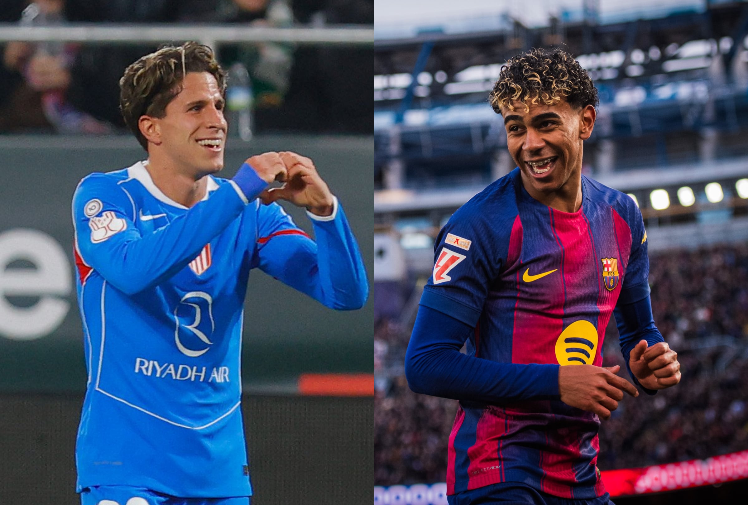 El partido entre Atlético Madrid y Barcelona se jugará este jueves 12 de febrero (Foto: Composición Gestión / @Atleti / @FCBarcelona_es)