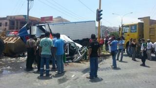 Gremio de camioneros pide no prohibir tránsito de vehículos de carga por avenida Néstor Gambeta