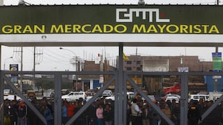 Sin atención al público: comerciantes del Mercado Mayorista de Lima acatan paro 