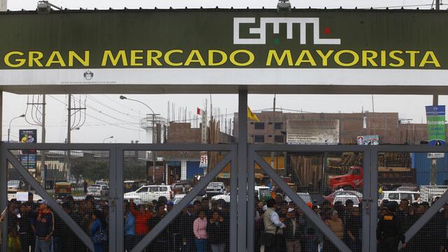 Sin atención al público: comerciantes del Mercado Mayorista de Lima acatan paro 