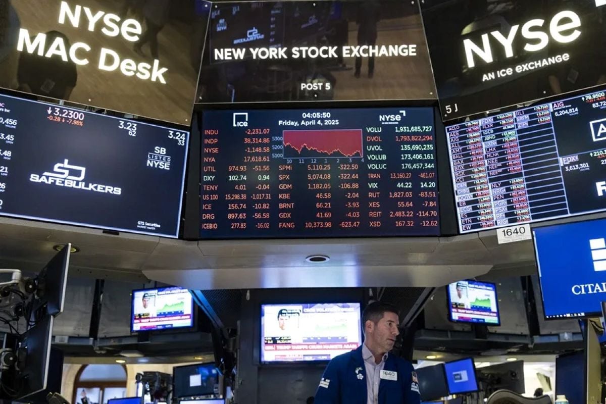 Wall Street cerró la semana con pérdidas ante la tensión en Oriente Medio y el alza del petróleo. Foto: EFE.