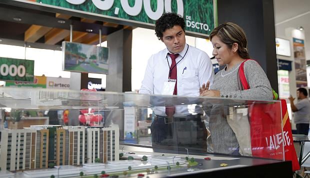 Imagen de archivo de una feria inmobiliaria (Foto: USI).