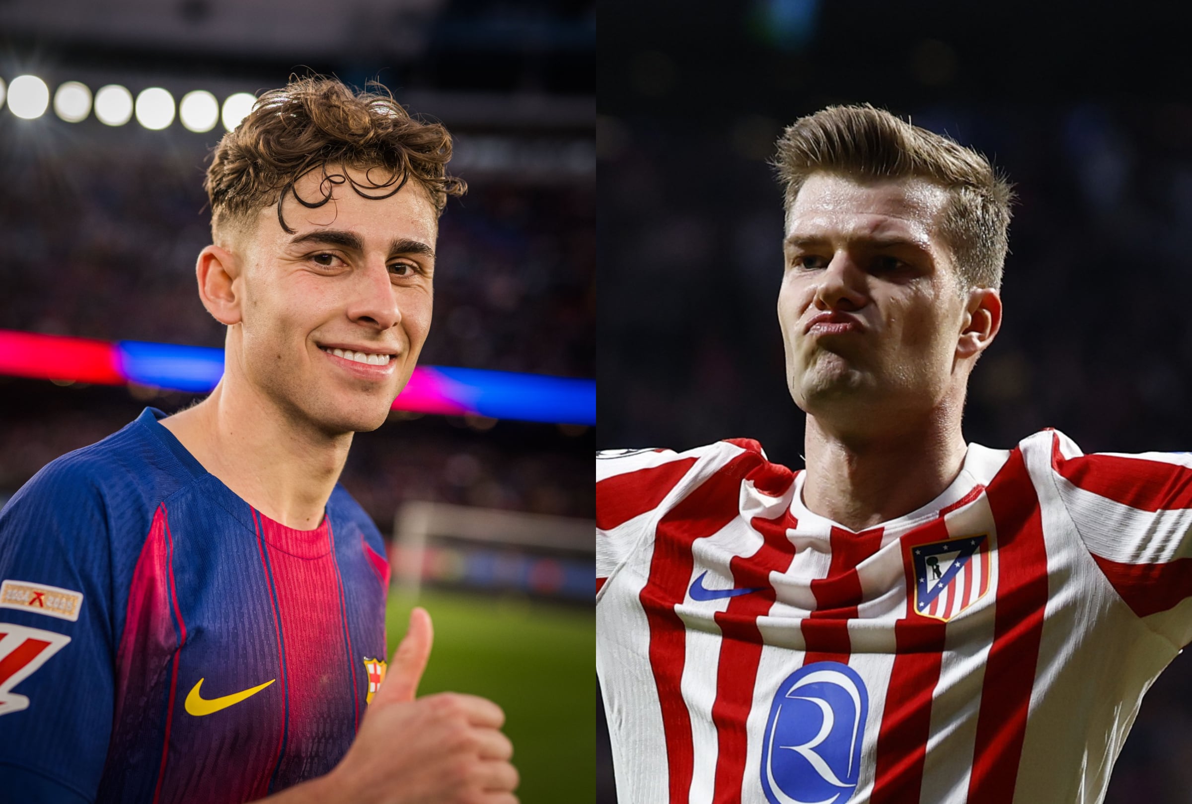 Barcelona y Atlético de Madrid chocan este martes 3 de marzo en el Spotify Camp Nou por la Copa del Rey (Foto: Composición Gestión / @Atleti / @FCBarcelona_es)