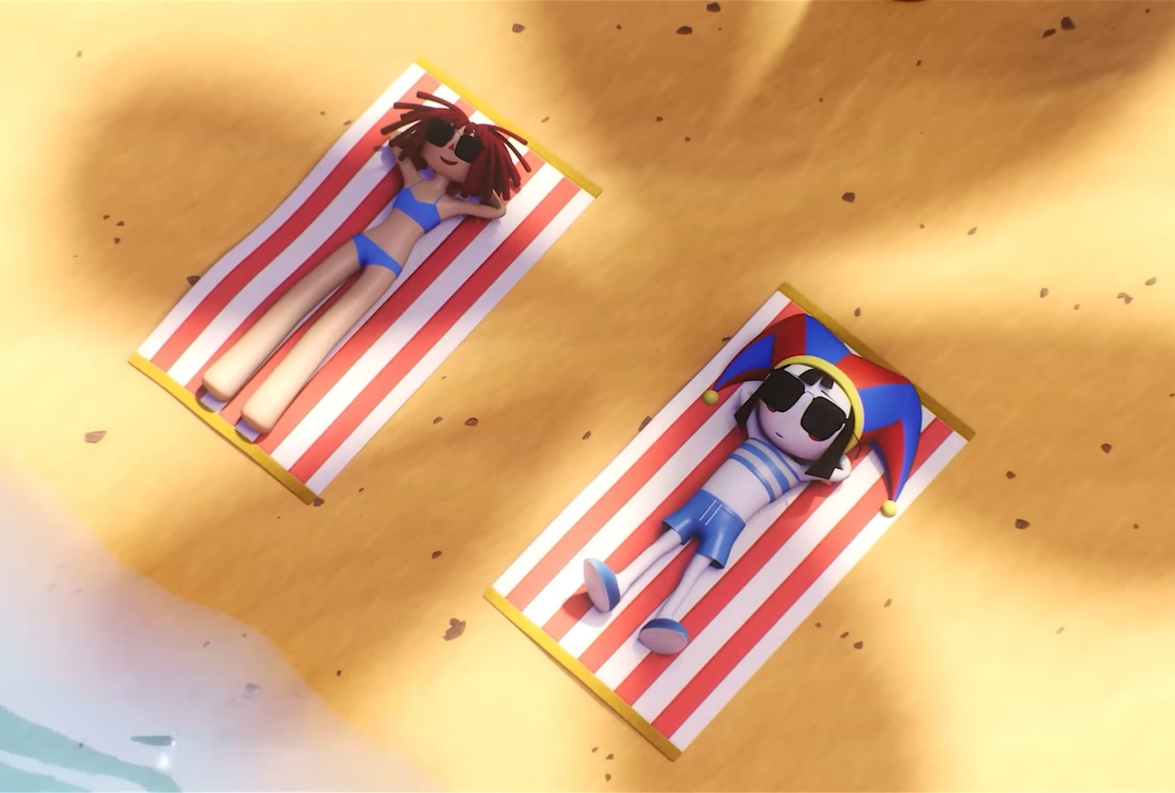 En "El asombroso circo digital", los personajes están sujetos a los caprichos de una alocada IA y a sus propios traumas personales (Foto: Glitch Productions)