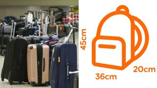 EasyJet: tamaño y peso máximo que permite la aerolínea para el equipaje de mano