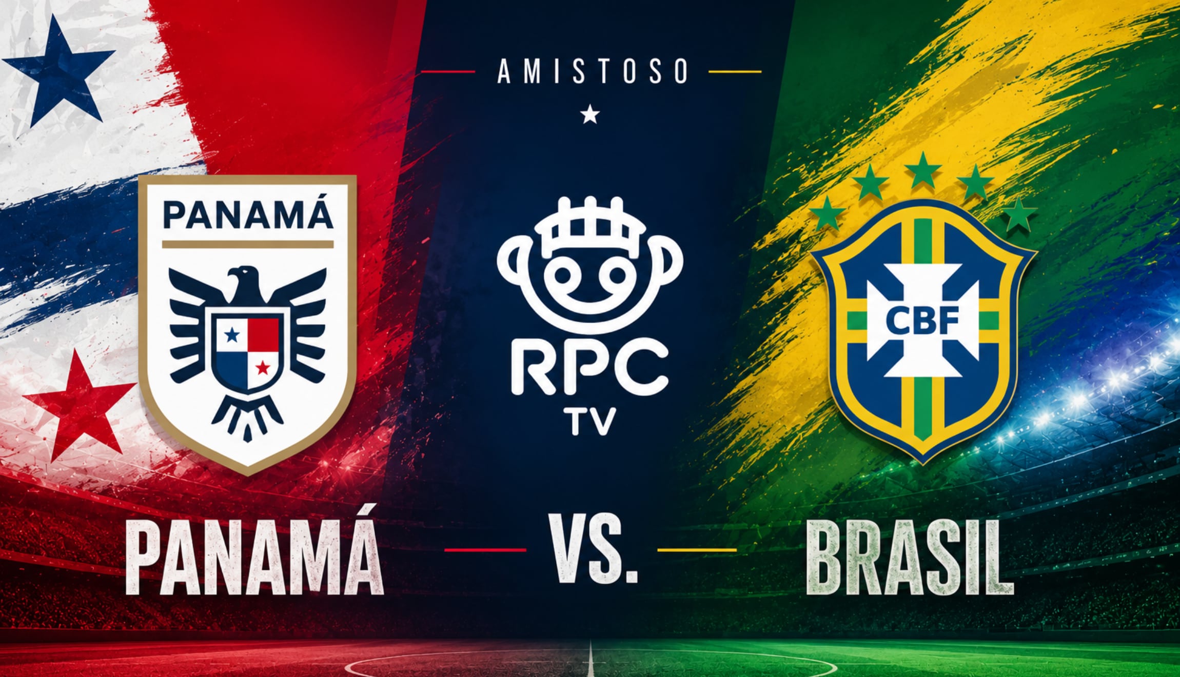 Señal de RPC TV para ver el amistoso de Panamá vs. Brasil en vivo y en directo, como preparación de cara al Mundial 2026. (Foto: Imagen creada por Gestión Mix utilizando la IA de Chat GPT)