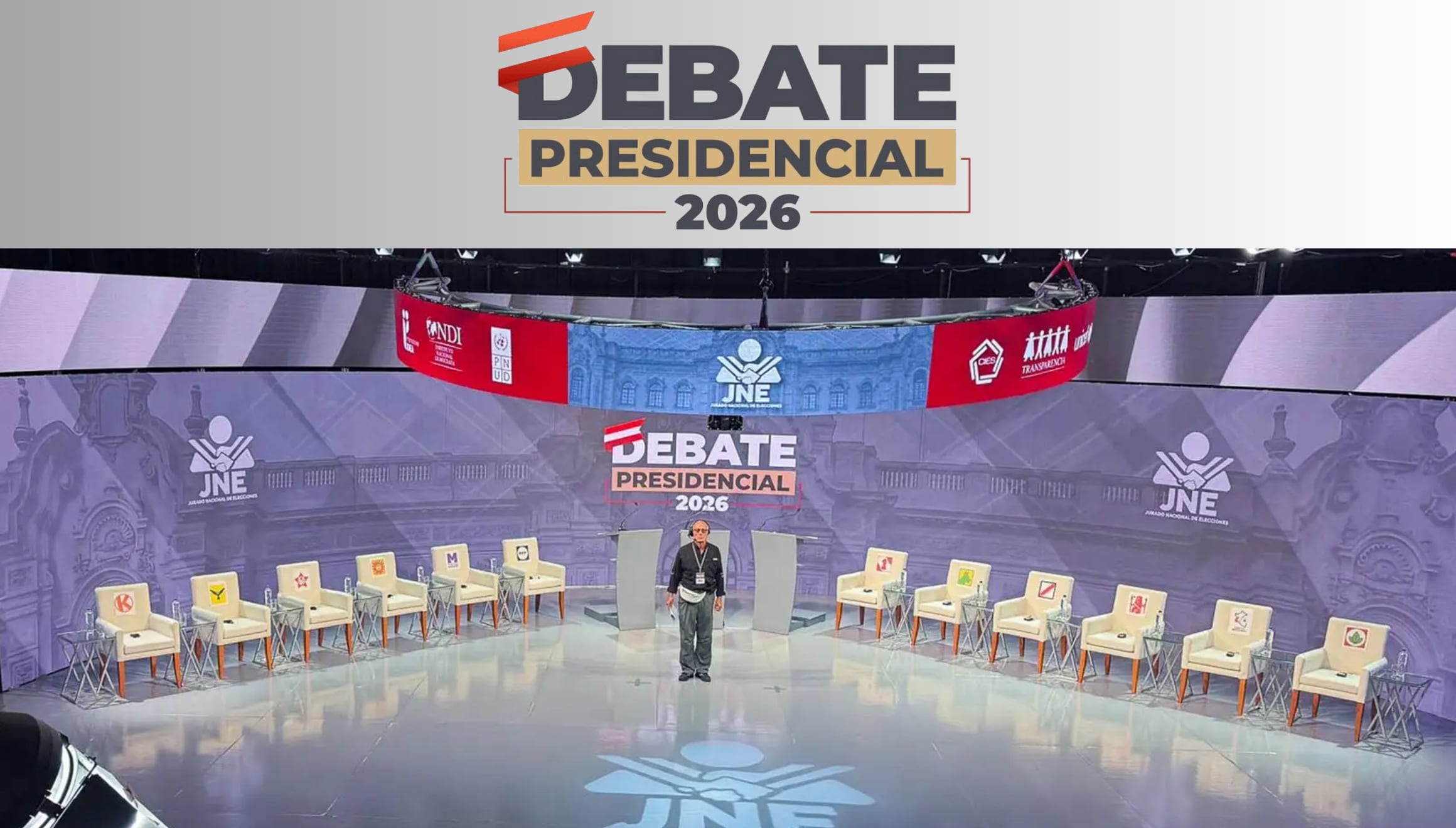 No te pierdas el Debate Presidencial del JNE 2026 EN VIVO hoy, 30 de marzo. Conoce el horario, los candidatos y los canales para ver el debate gratis por TV abierta y online. Sigue el futuro democrático del Perú desde el extranjero en directo. | Crédito: andina.pe / Composición Gestión Mix