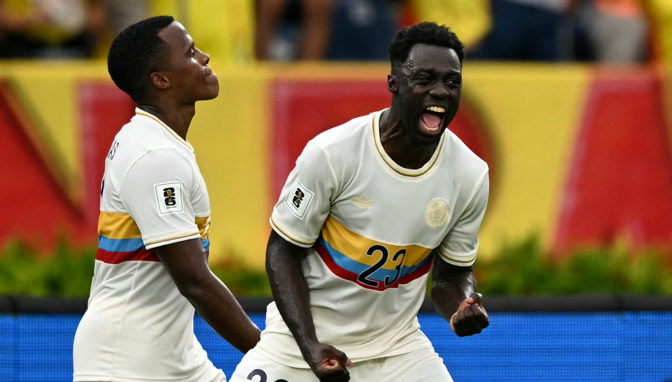 Colombia sacó un triunfo en Barranquilla ante Chile por la Jornada 10 de las Eliminatorias 2026. (Foto: AFP)