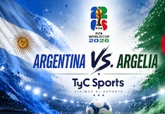 TyC Sports transmitió el partido Argentina 3-0 Argelia por el Mundial 2026