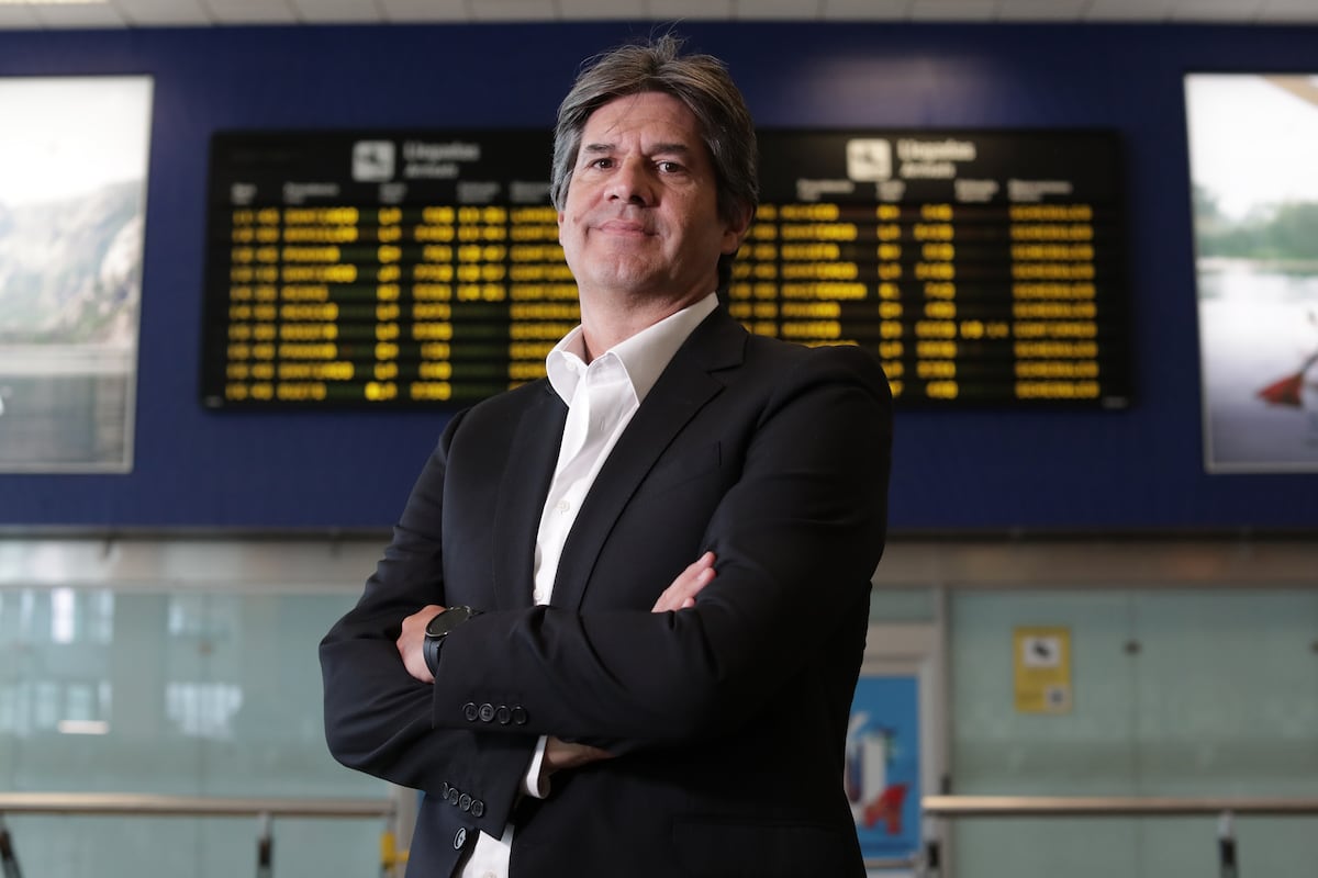 Juan José Salmón, CEO de LAP, estimó que pasajeros de vuelos internacionales deberán de llegar cuatro horas antes al nuevo terminal del aeropuerto internacional Jorge Chávez.. (Foto: Alessandro Currarino)