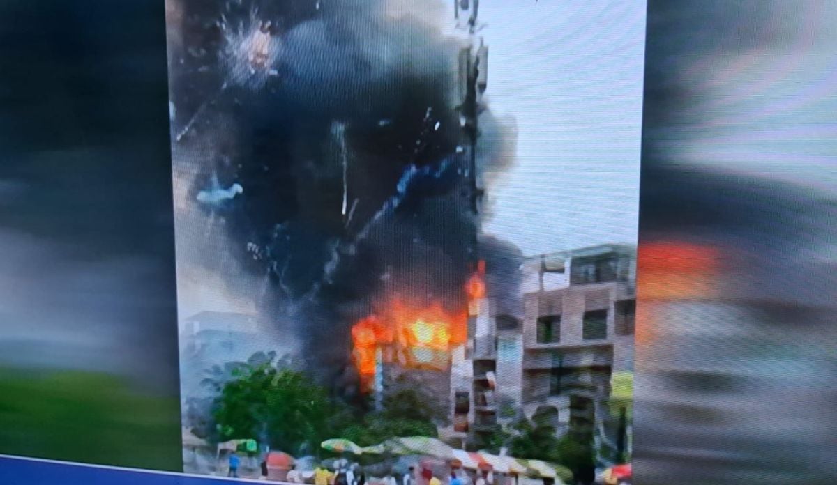 Voraz incendio consume un almacén de pirotécnicos en Santa Anita | Captura Canal N