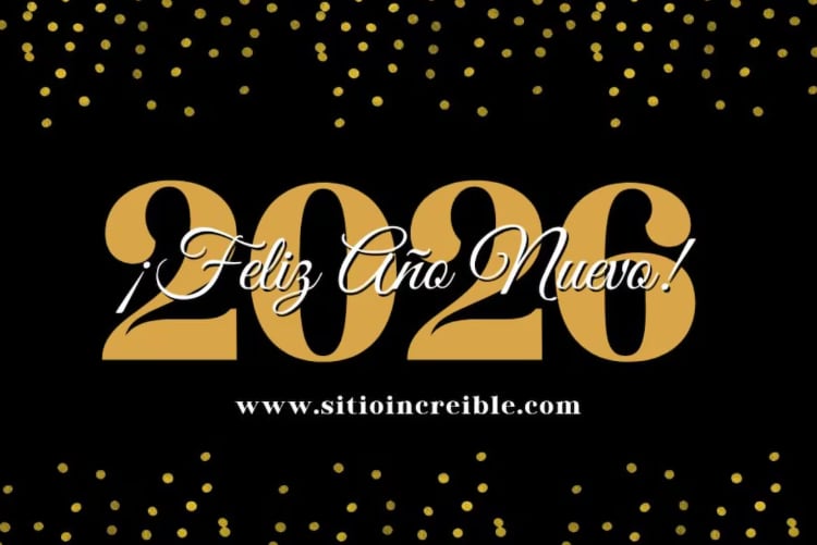 Las mejores tarjetas para compartir por el Año Nuevo 2026 (Foto: Pixabay)