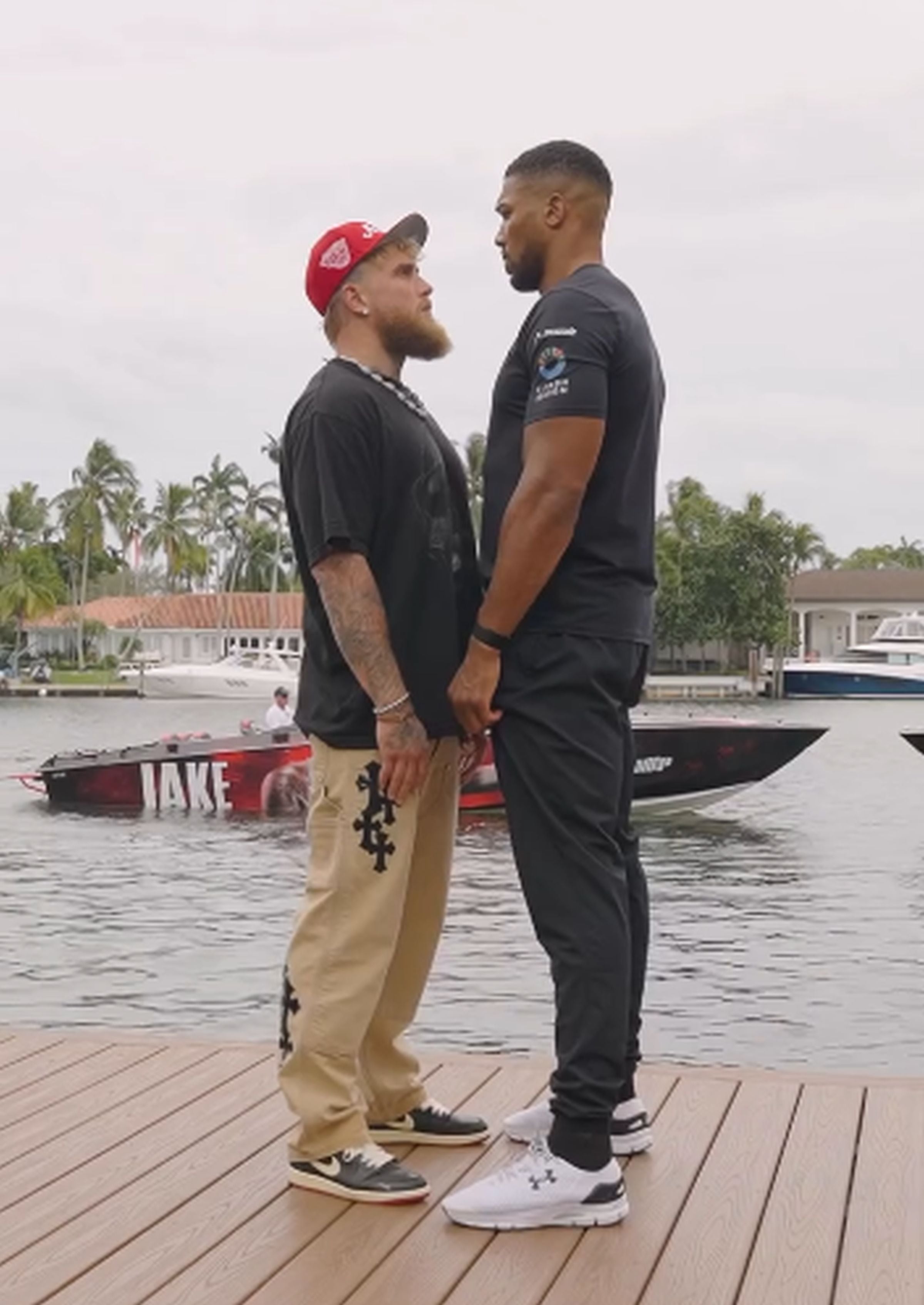 Jake Paul y Anthony Joshua han generado mucha expectativa con su pelea en el Kaseya Center de Miami. (Foto: @netflix, @netflixsports, @anthonyjoshua, @jakepaul y @mostvaluablepromotions en Instagram)