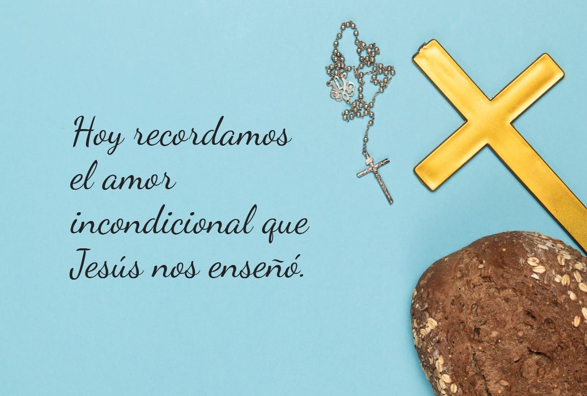 Que la paz y la fe llenen tu corazón este Jueves Santo 2026. | Crédito: Composición Gestión mix / Freepik