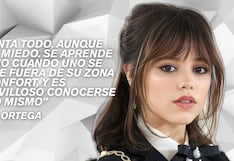 Cita del día de Jenna Ortega, actriz: “Intenta todo, aunque te dé miedo. Se aprende mucho cuando uno se siente fuera de su zona de confort, y es maravilloso conocerse a uno mismo”
