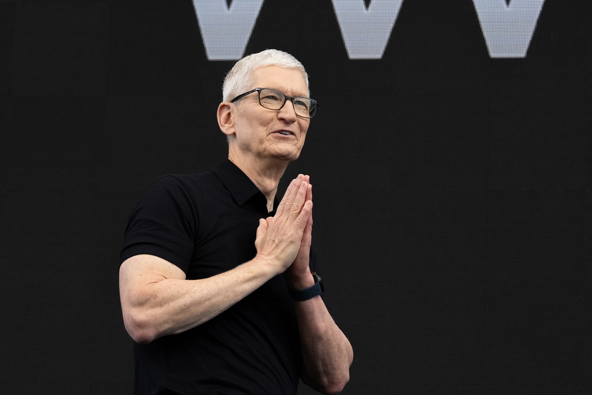 Tim Cook, CEO de Apple. (EFE/EPA/LIPO CHING)