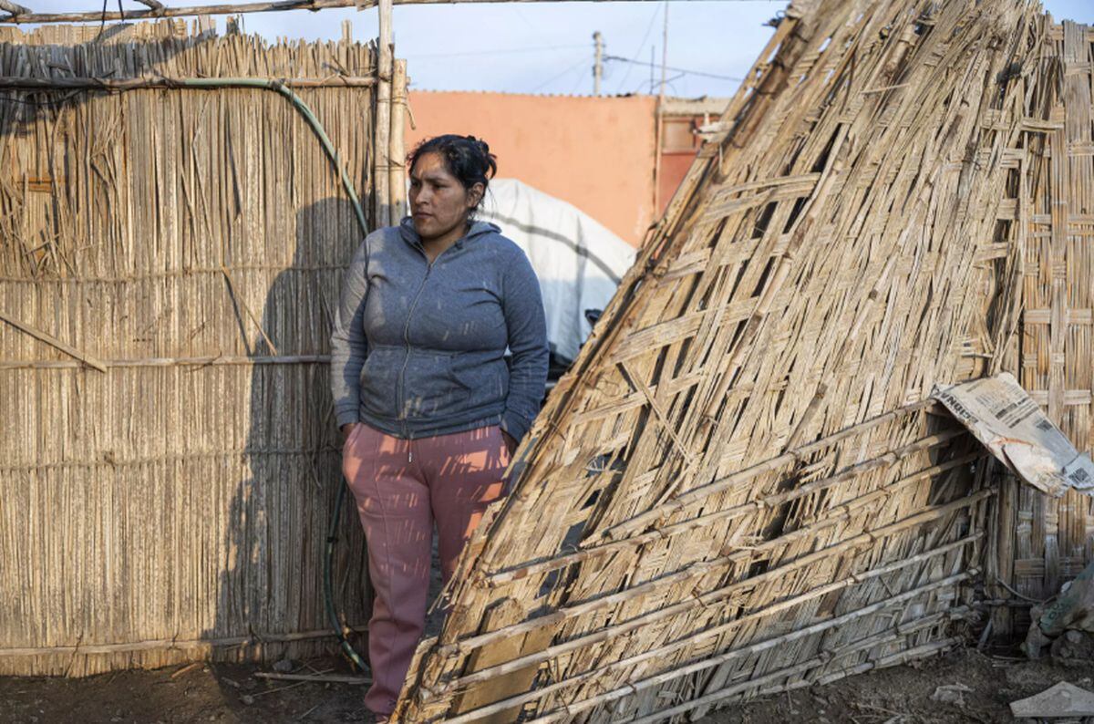 Mireya Minaya, en su casa en Huarmey, en el norte de Perú. | © Ernesto Benavides / AFP