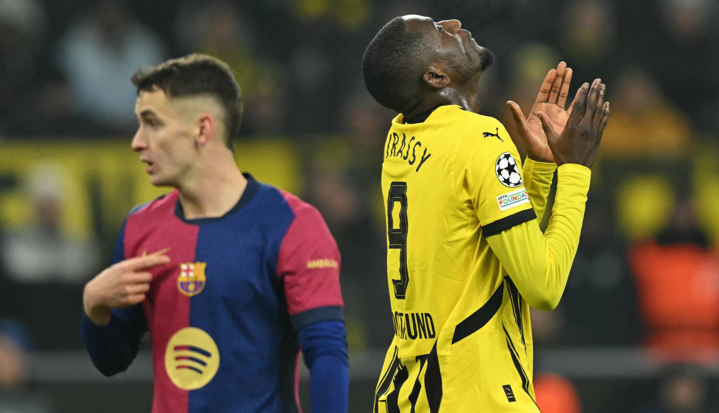 Barcelona ganó de visita 2-3 ante B. Dortmund en la Jornada 6 de la UEFA Champions League 2024-25. (Foto: AFP)