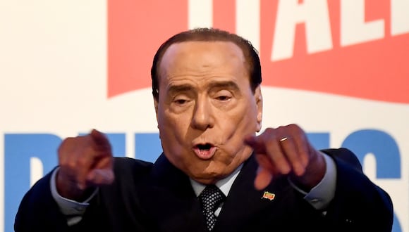 El ex primer ministro italiano y líder del partido Forza Italia, Silvio Berlusconi. (Foto de FILIPPO MONTEFORTE / AFP)