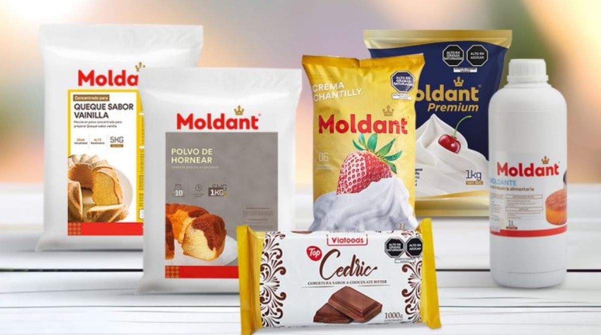 Moldant, marca desarrollada por Via Foods, ofrece premezclas, cremas, mejoradores de panificación y otros ingredientes dirigidos a panaderías, pastelerías y fabricantes de alimentos.