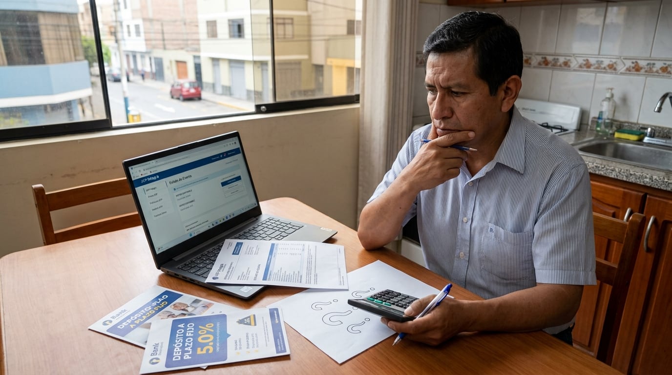 Los depósitos a plazo son más comparables con el fondo 1 de las AFP. (Composición: Gemini)