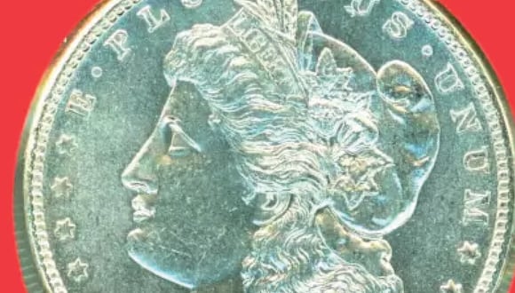 Las monedas de plata Morgan fueron acuñadas a fines del siglo antepasado (Foto: Ebay)
