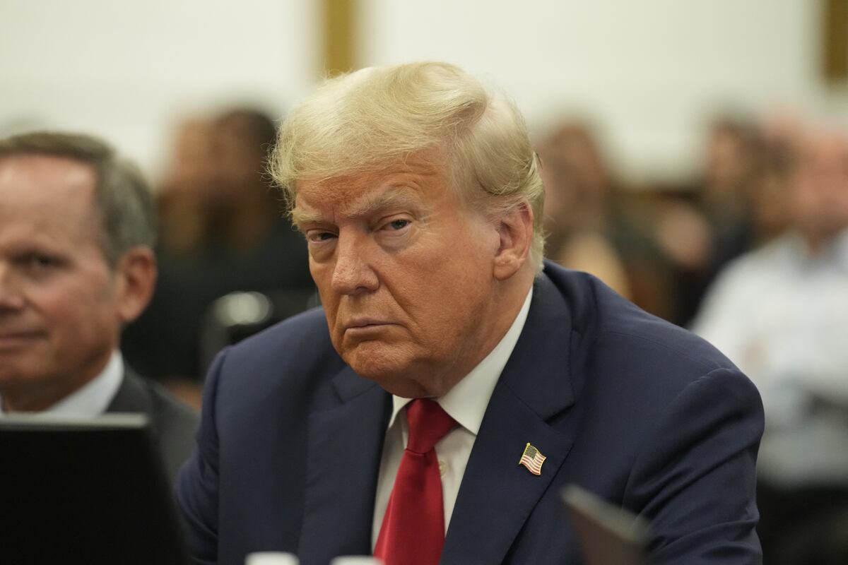 El ex presidente estadounidense Donald Trump (Foto de Seth Wenig / PISCINA / AFP)